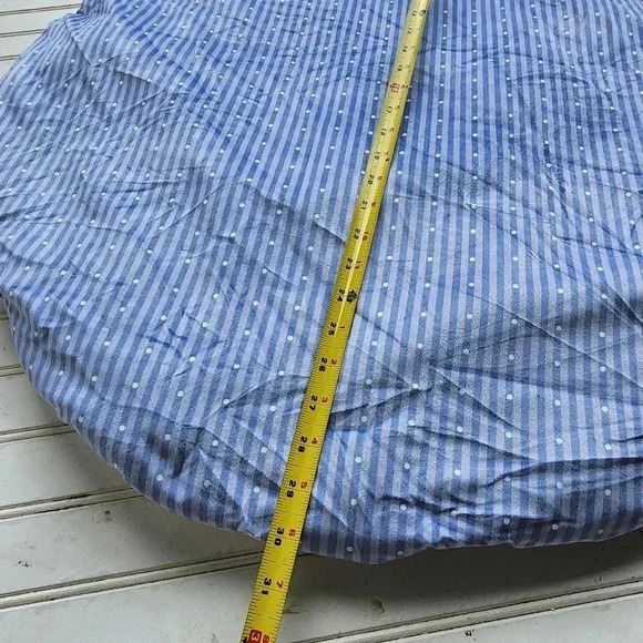 Baby Jym Dog Bed Kennel Small Cat Pet Puppy Round Bed Plush Soft Blue 30" Plush - Picture 7 of 9